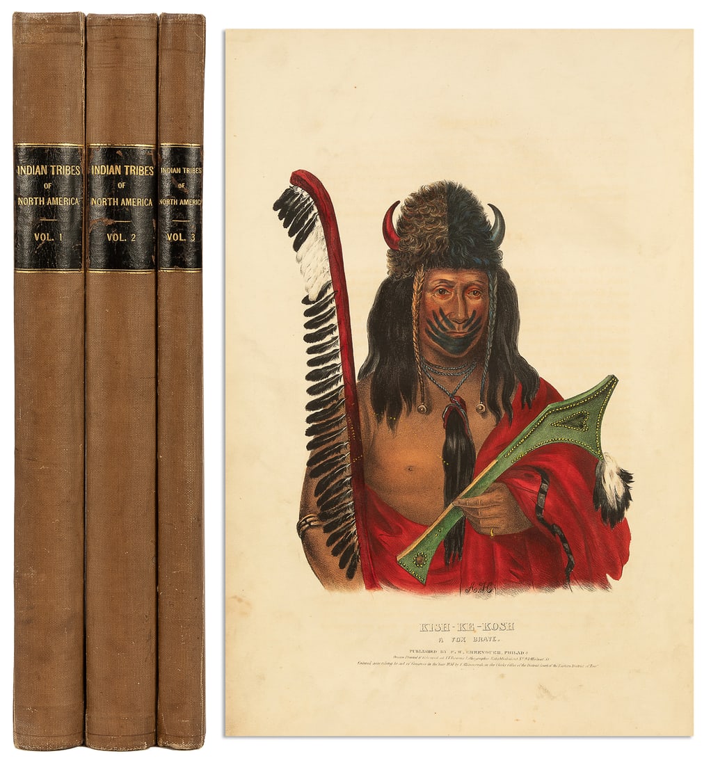[AMERICANA]. McKENNEY, Thomas L. (1785-1859) and James HALL...: [AMERICANA]. McKENNEY, Thomas L. (1785-1859) and James HALL (1793-1868). History of the Indian Tribes of North America. Philadelphia: [Edward C. Biddle, 1836]; Frederick W. Greenough, 1838; Daniel Ric