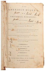 [AMERICANA]. [REVOLUTIONARY WAR ERA]. [JUDAICA]. The Americ...