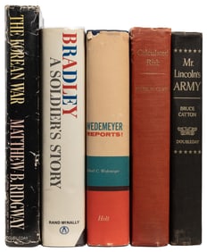 [AMERICAN MILITARY]. Group of 5 Titles by or About American...