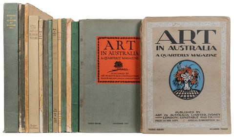 [AUSTRALIAN ART]. Group of 16 Early Art Magazines Issues, p...
