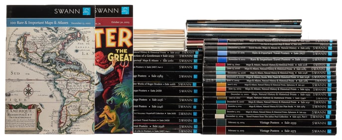 [AUCTION CATALOGS]. Group of Nearly 100 Auction Catalogs fr...