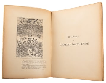 [BAUDELAIRE, Charles (1821-1867), subject]. [MALLARMÉ, Stép...