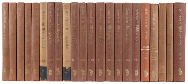 [BOOKS ABOUT BOOKS]. SHAW, Ralph R. (1907-1972) and SHOEMAK...