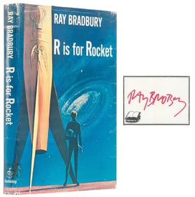 BRADBURY, Ray (1920-2012). R Is for Rocket. Garden City: Do...