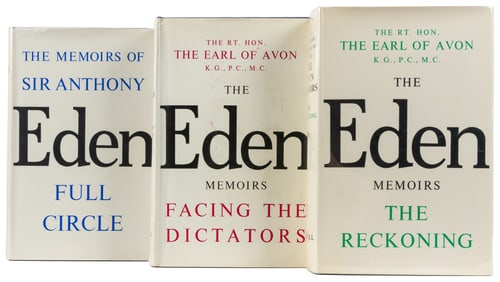 [BRITISH PRIME MINISTERS]. EDEN, Sir Anthony (1897-1977). T...