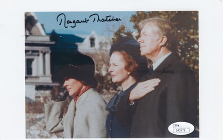 [BRITISH PRIME MINISTERS]. THATCHER, Margaret (1925-2013). ...