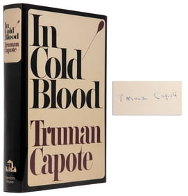 CAPOTE, Truman (1924-1984). In Cold Blood. A True Account o...