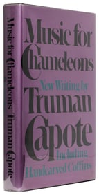 CAPOTE, Truman (1924-1984). Music for Chameleons. New Writi...