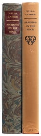 CATHER, Willa (1873-1947). Pair of Signed, Limited Editions...