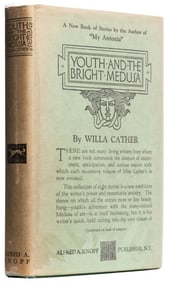 CATHER, Willa (1873-1947). Youth and the Bright Medusa. New...