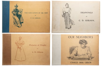 [CHILDREN’S AND ILLUSTRATED BOOKS]. [GIBSON, Charles Dana (...
