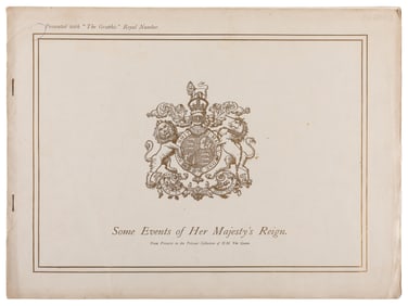 [CHILDREN’S AND ILLUSTRATED BOOKS]. [ROYALTY]. Some Events ...