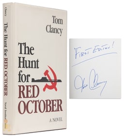 CLANCY, Tom (1947-2013). The Hunt for Red October. Annapoli...