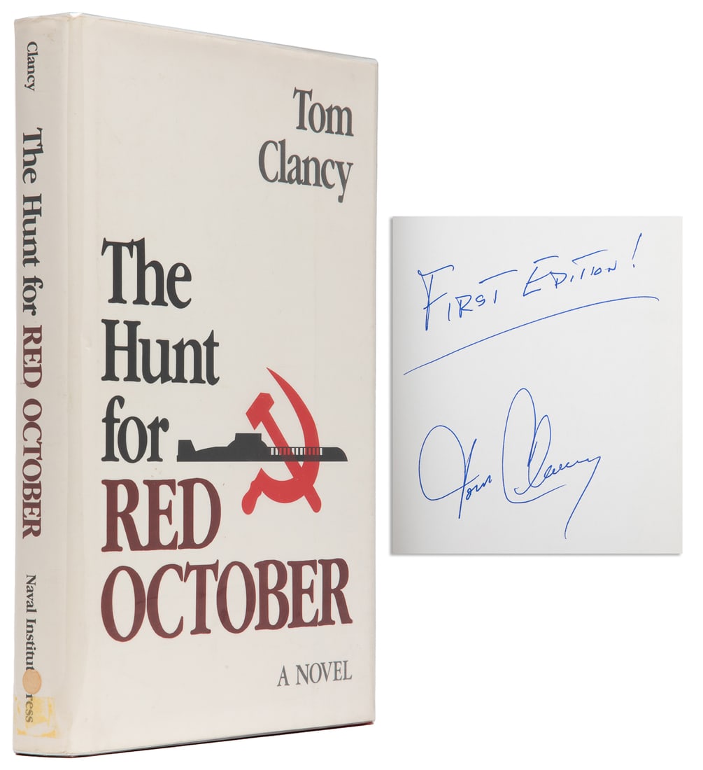 CLANCY, Tom (1947-2013). The Hunt for Red October. Annapoli... (1 of 4)