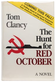 CLANCY, Tom (1947-2013). The Hunt for Red October. Annapoli...