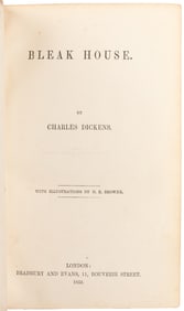 DICKENS, Charles (1812-1870). Bleak House. With Illustratio...