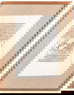 [EARLY PRINTING]. [JACOBUS DE TERAMO PALLADINUS (1349-1417)...: [EARLY PRINTING]. [JACOBUS DE TERAMO PALLADINUS (1349-1417)]. Leaf from “Consolatio Peccatorum, seu Processus Luciferi Contra Jesum Christum…” with a Woodcut of the Demon Belial and