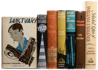 FAULKNER, William (1897-1962). Group of 7 First or Early Ed...