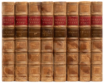 [FINE BINDINGS]. BYRON, George Gordon, Lord (1788-1824). Wo...