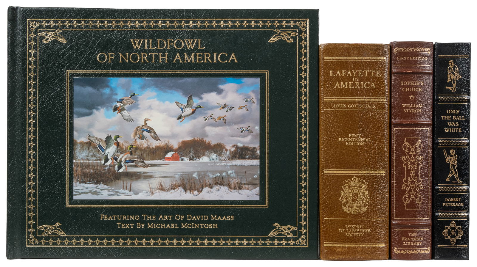 [BINDINGS]. Four leatherbound volumes. Including: GOTTSCHAL... (1 of 1)