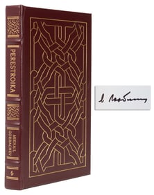 [FINE BINDINGS]. [EASTON PRESS]. GORBACHEV, Mikhail (1931-2...