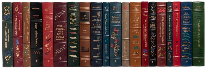 [FINE BINDINGS]. [EASTON PRESS]. HEMINGWAY, Ernest (1899-19...