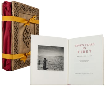 [FINE PRESS BOOKS]. [LIMITED EDITIONS CLUB]. HARRER, Heinri...