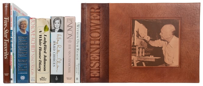[FIRST LADIES]. Group of 10 First Edition Titles Signed by ...