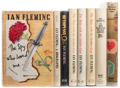FLEMING, Ian (1908-1964). Group of 8 First American Edition...