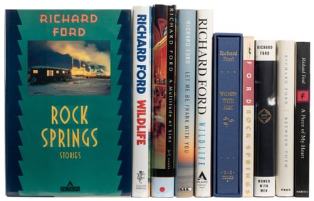 FORD, Richard (b. 1944). Group of 10 First Editions, Includ...