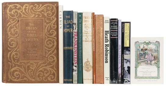 Group of Nearly 35 Illustrated Books or Art Reference Books...
