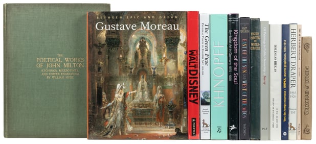 Group of Nearly 35 Illustrated Books or Art Reference Books...
