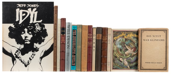 Group of Nearly 30 Illustrated Books or Art Reference Books...
