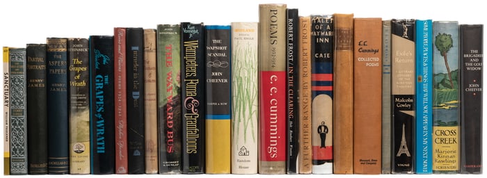 Group of Over 50 Modern Literature Books. [V.p., 20th centu...