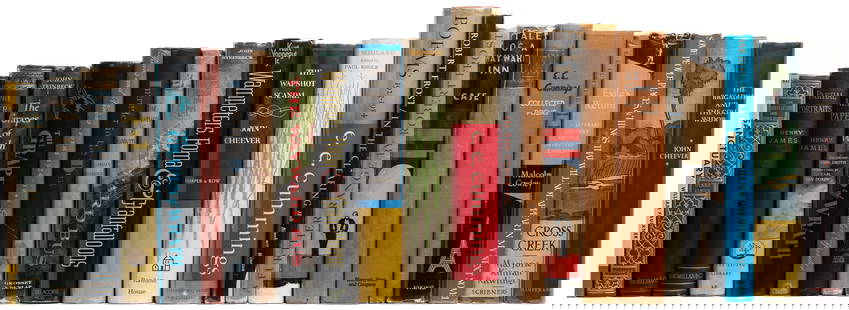 Group of Over 50 Modern Literature Books. [V.p., 20th centu...: Group of Over 50 Modern Literature Books. [V.p., 20th century]. 8vos and 4tos. Publisher&#8217;s bindings, most in dust jacket (some general wear, soiling, some jackets price-clipped, some with owners