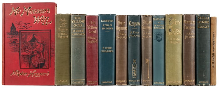HAGGARD, H. Rider (1856-1925). Group of 13 First or First A...
