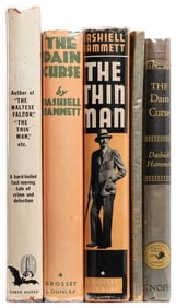 HAMMETT, Dashiell (1894-1961). Group of 5 Later Editions or...