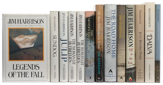 HARRISON, Jim (1937-2016). Group of 13 First Trade Editions...