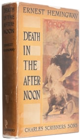 HEMINGWAY, Ernest (1899-1961). Death in the Afternoon. New ...