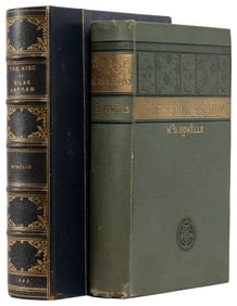 HOWELLS, W.D. The Rise of Silas Lapham. Boston: Ticknor and...