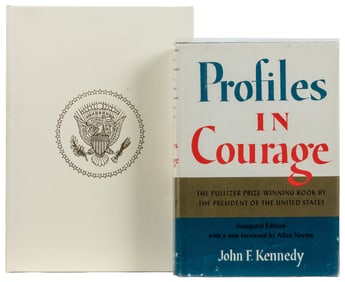 KENNEDY, John F. (1917-1963). Pair of Books Inscribed by Ke...