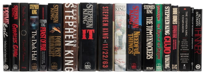 KING, Stephen (b. 1947). Group of 22 First Trade Editions. ...