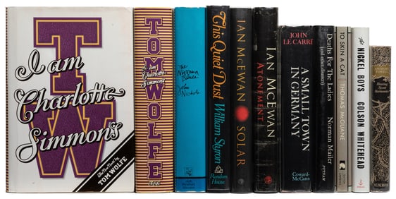 [LITERATURE]. Group of 11 signed or first edition titles by...