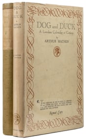 MACHEN, Arthur (1863-1947). Pair of Signed, Limited First E...