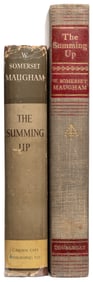 MAUGHAM, W. Somerset (1874-1965). Pair of Signed Copies of ...