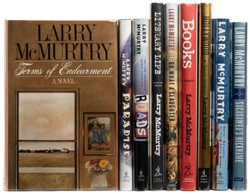 MCMURTRY, Larry (1936-2021). Group of 9 First Trade Edition...
