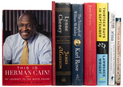 [POLITICS]. Group of 8 Books Signed by Modern American Poli...