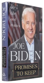 [PRESIDENTS]. BIDEN, Joe (b. 1942). Promises to Keep. On Li...