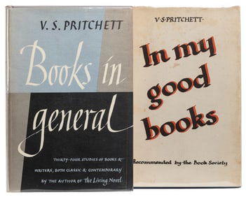 PRITCHETT, V. S. (1900-1997). Pair of Titles About Books, O...