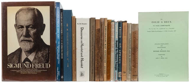 [PSYCHOANALYSIS]. [FREUD, Sigmund (1856-1939), et al.] Grou...